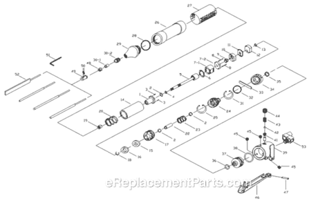 Part Location Diagram of 2050518733 Chicago Pneumatic 5Mm Shank File-Triangular